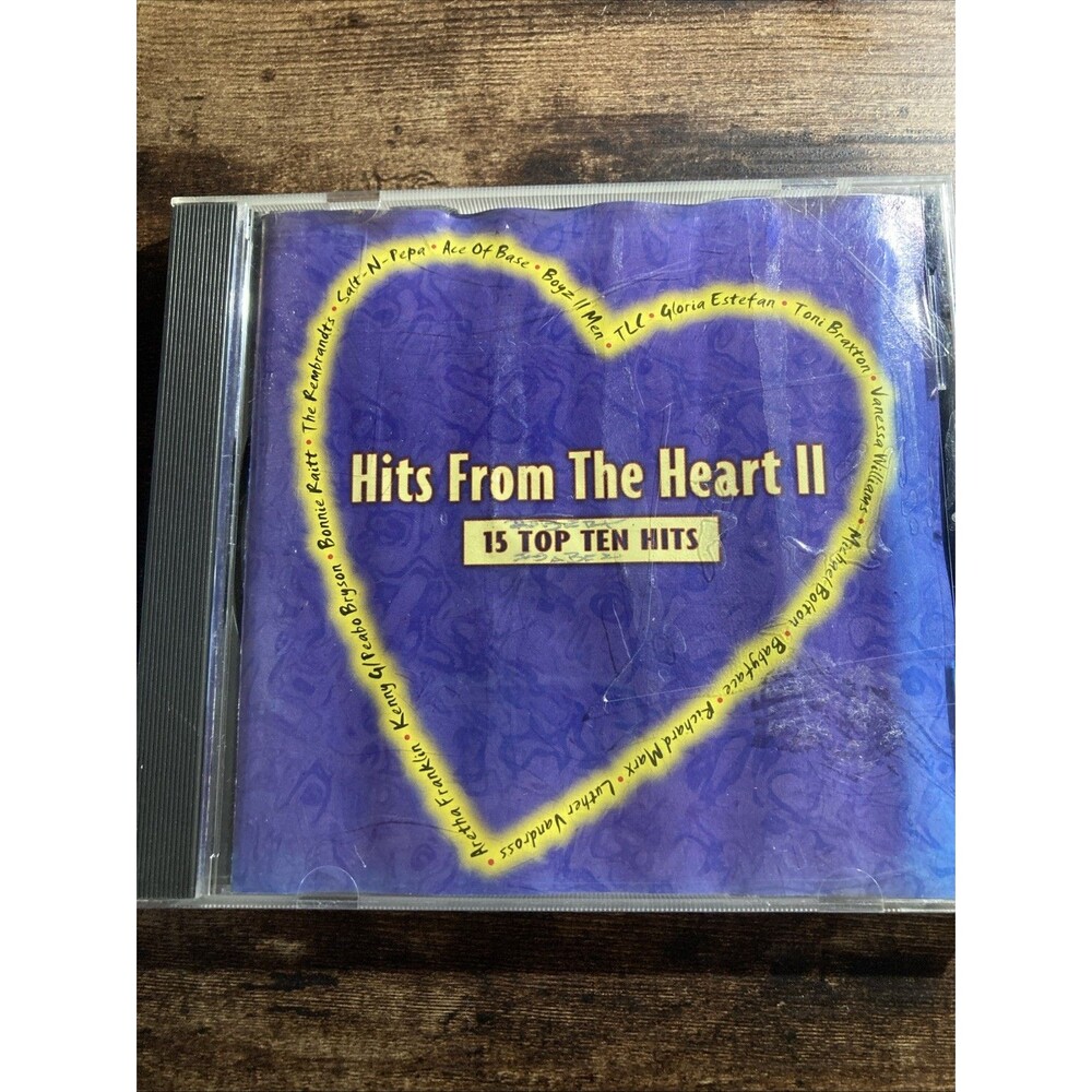 Various Artists – Hits From The Heart II CD 1996 Pop R&B Soul Columbia House